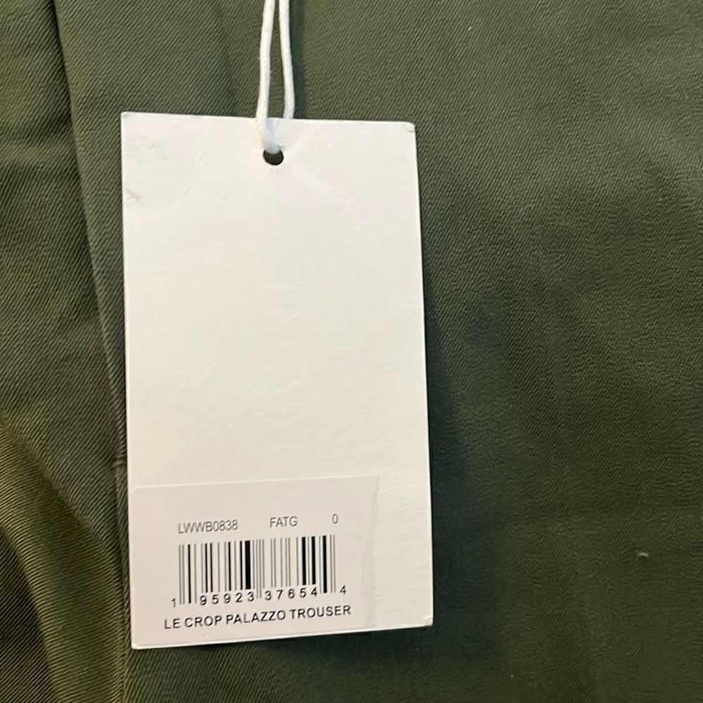FRAME Le Crop Palazzo Trousers - Fatigues size 0 $298 - Picture 8 of 12